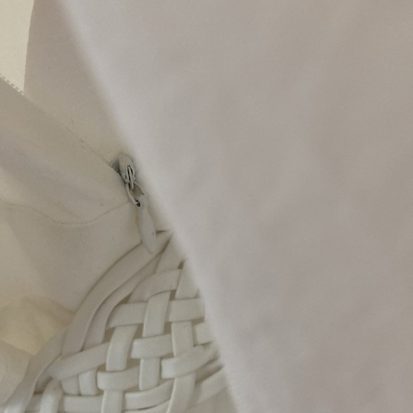 ZARA WOMAN WHITE PLEATED MIDI BELTED DRESS SIZE L REF:2298/178 NWT - Picture 5 of 12